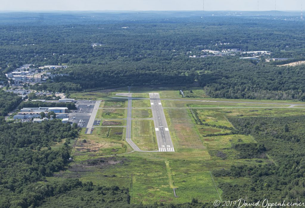 Norwood Memorial Airport Aerial