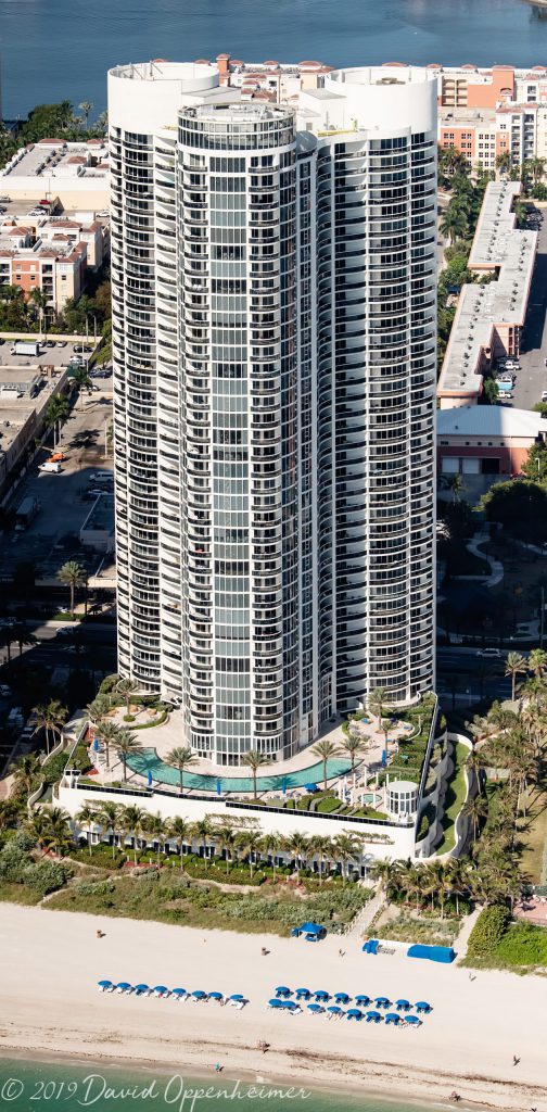 Ocean Four Condo on Sunny Isles Beach Aerial