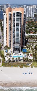 Ocean Three Condo on Sunny Isles Beach Aerial