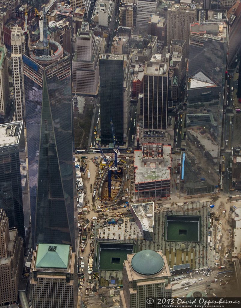 One World Trade Center and National September 11 Memorial & Museum Aerial Photo