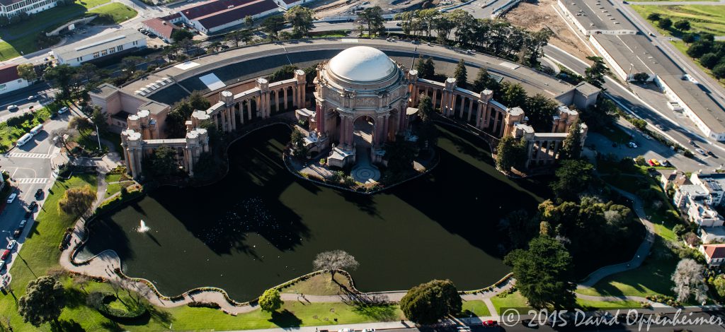 Palace of Fine Arts Theatre Aerial Photo