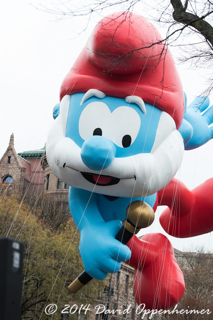 Papa Smurf Balloon at Macy’s Thanksgiving Day Parade