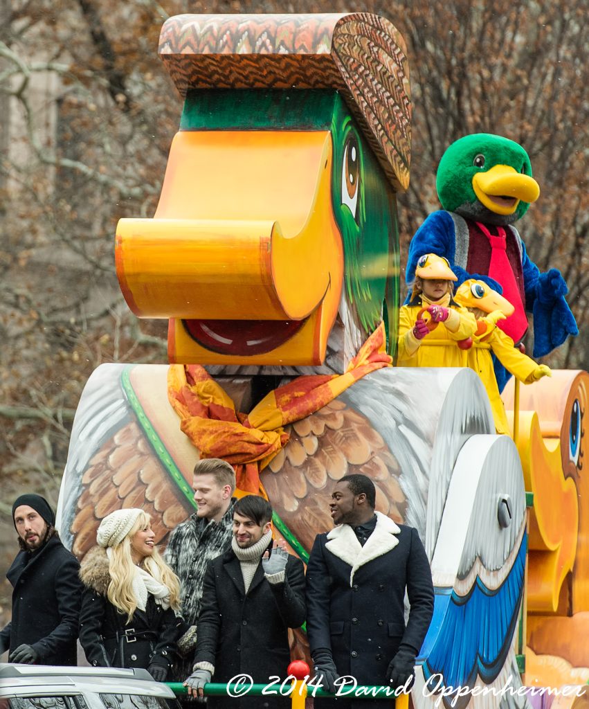 Pentatonix on Homewood Suites Float at Macy’s Thanksgiving Day Parade