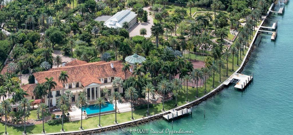 Phillip Frost’s Estate at 21 Star Island Dr Miami Beach Aerial View