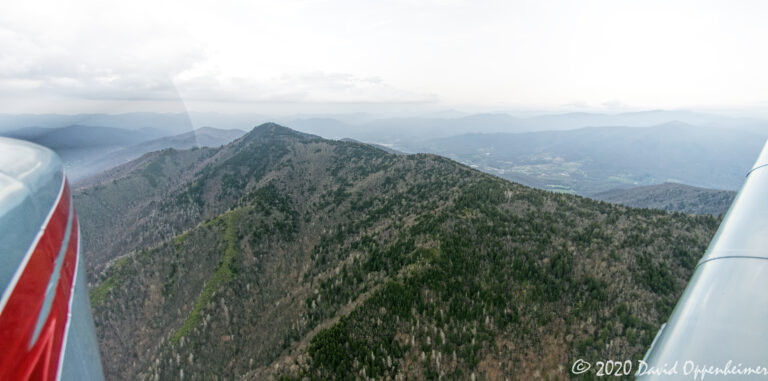 Plott Basalms Blue Ridge Mountains North Carolina aerial view