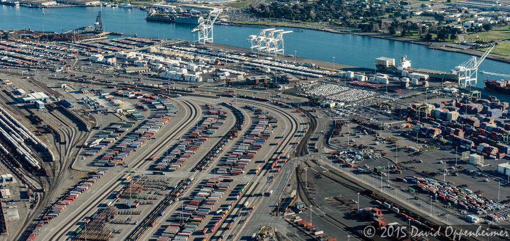 Port of Oakland Aerial Photo