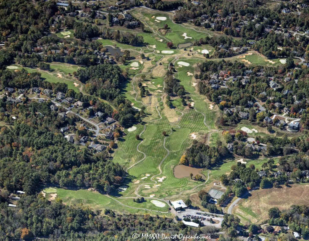 Reems Creek Golf Club Golf Course Aerial View