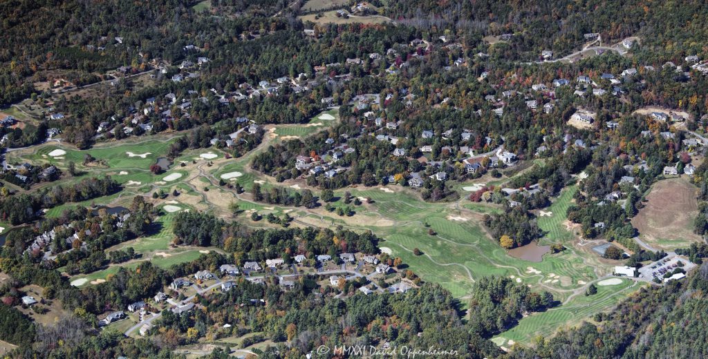 Reems Creek Golf Club Golf Course Aerial View