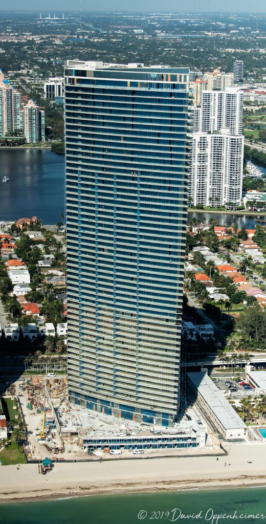 Residences by Armani Casa on Sunny Isles Beach Aerial