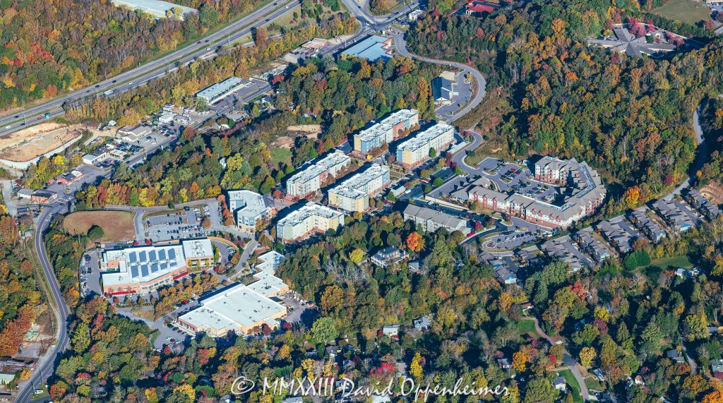 Reynolds Village in Asheville Aerial View