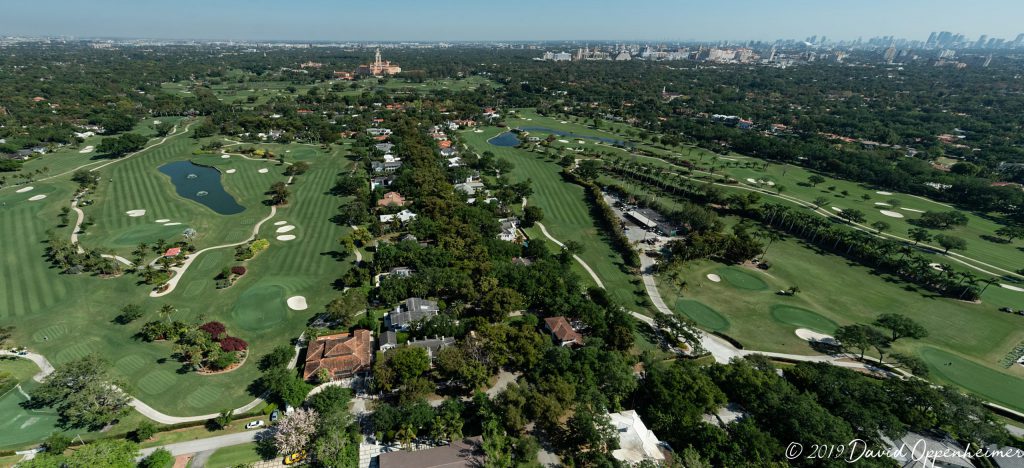 Riviera Country Club Miami Aerial