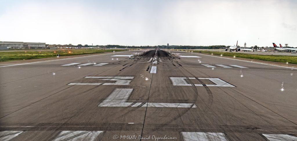 Minneapolis–Saint Paul International Airport runway 30L - © 2024 David Oppenheimer - Performance Impressions aerial photography archives - https://performanceimpressions.com Minneapolis–Saint Paul International Airport, MSP, airport, Minneapolis, Minneapolis Airport, St Paul, Saint Paul, St Paul airport, runway, runway 30L, landing, takeoff, threshold, aiming point, touchdown zone, markings, designation, aviation, Minnesota, KMSP, Hennepin County, Fort Snelling, Speedway Field, Twin Cities airport, Twin Cities, Richfield, aerial, aerial view, aerial photography, aerial photographer, David Oppenheimer, color, horizontal, United States, 1-13985601741,