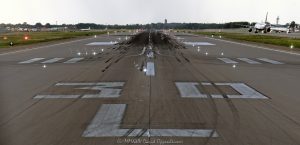 Minneapolis–Saint Paul International Airport runway 30L - © 2024 David Oppenheimer - Performance Impressions aerial photography archives - https://performanceimpressions.com Minneapolis–Saint Paul International Airport, MSP, airport, Minneapolis, Minneapolis Airport, St Paul, Saint Paul, St Paul airport, runway, runway 30L, landing, takeoff, threshold, aiming point, touchdown zone, markings, designation, aviation, Minnesota, KMSP, Hennepin County, Fort Snelling, Speedway Field, Twin Cities airport, Twin Cities, Richfield, aerial, aerial view, aerial photography, aerial photographer, David Oppenheimer, color, horizontal, United States, 1-13985601741,