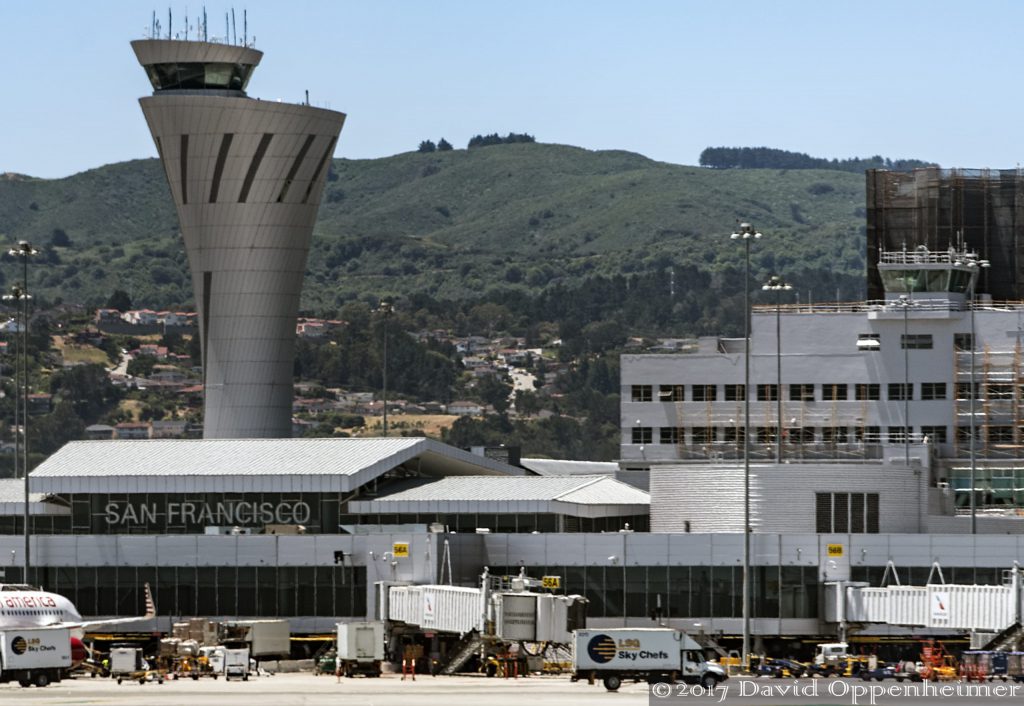 San Francisco International Airport Terminal Aerial
