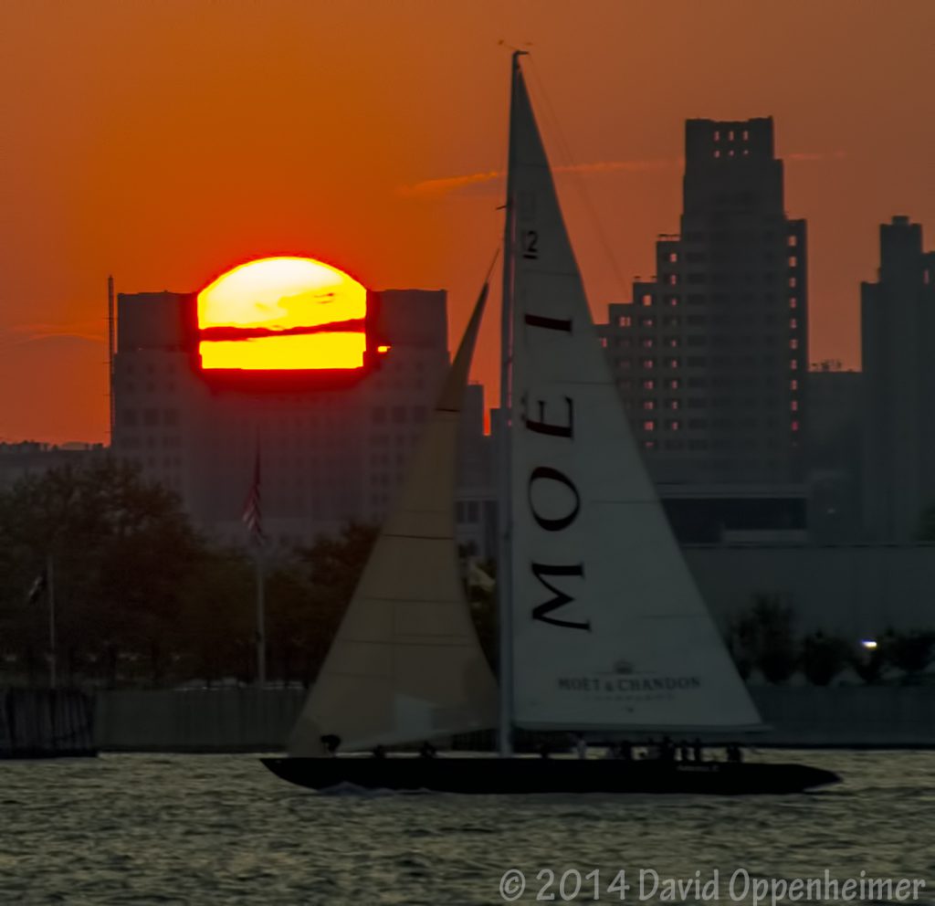 Moet & Chandon Sailboat in NYC