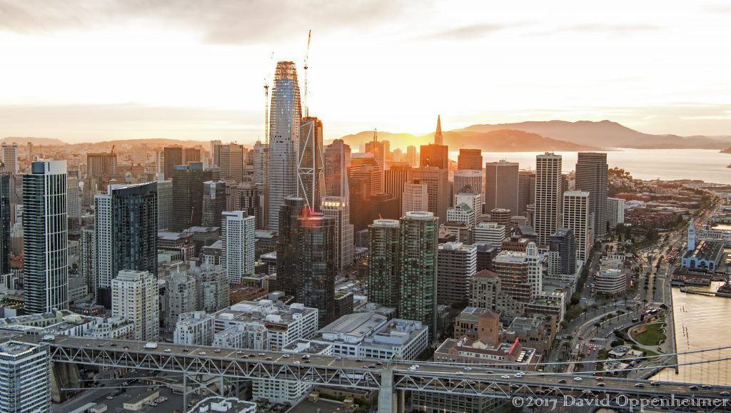 San Francisco Financial District Skyline