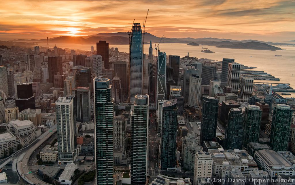 San Francisco Financial District Skyline