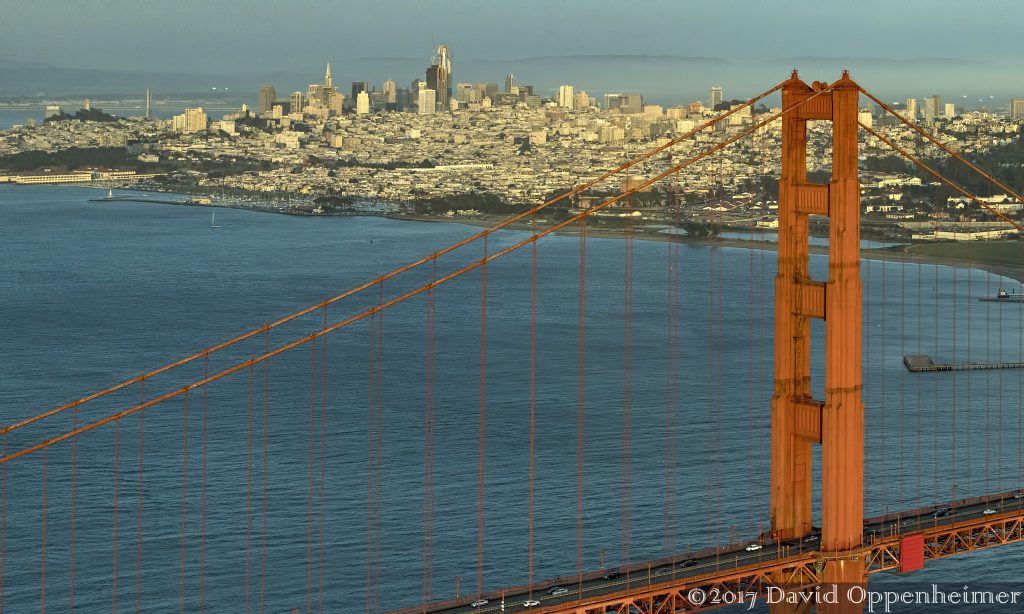 Golden Gate Bridge and San Francisco Skyline