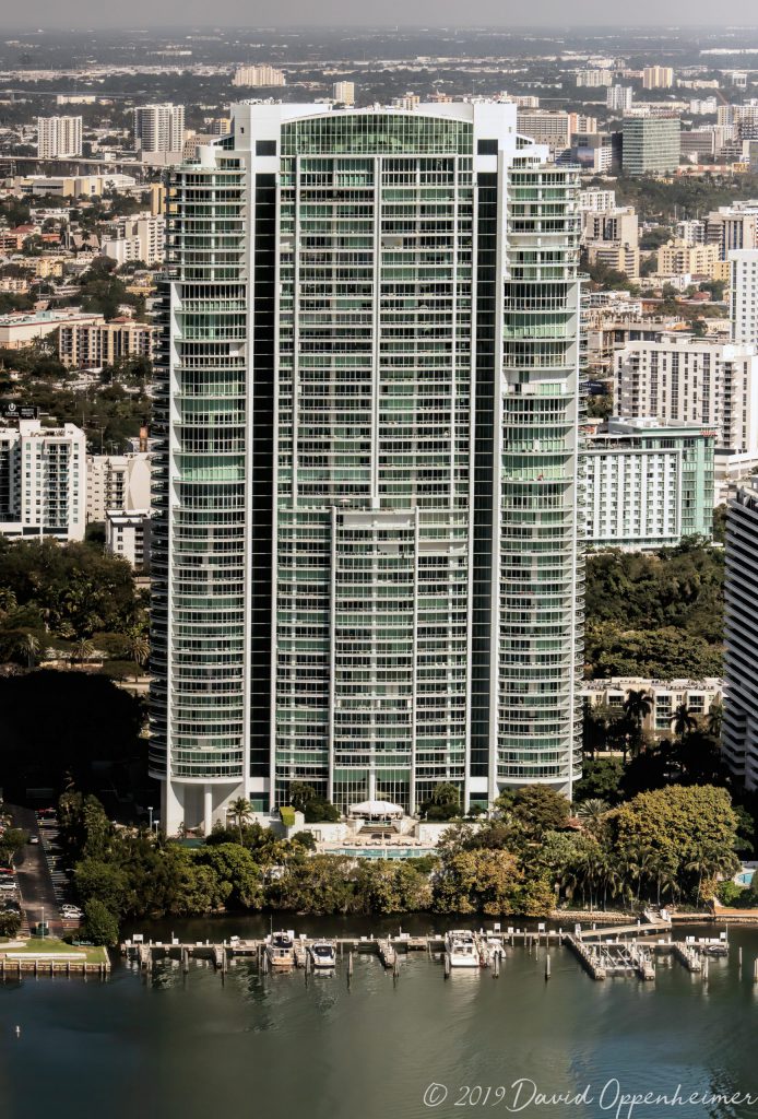 Santa Maria Brickell Condos Building Miami Aerial