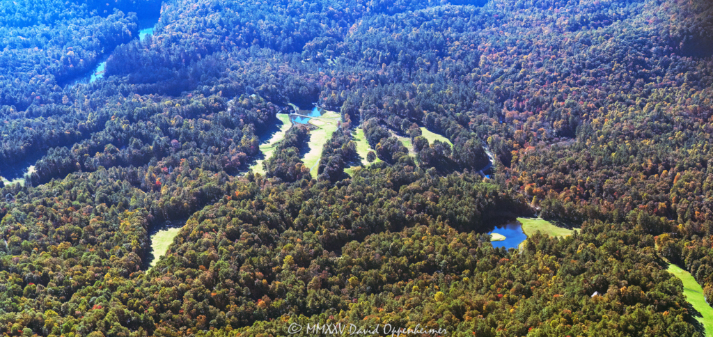 Sapphire National Golf Club Golf Course in Sapphire, North Carolina Aerial View