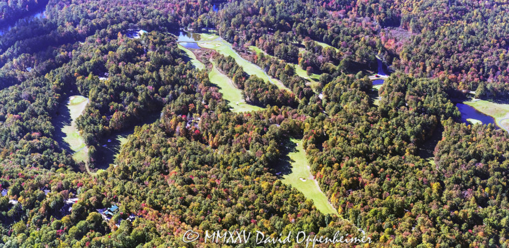 Sapphire National Golf Club Golf Course in Sapphire, North Carolina Aerial View