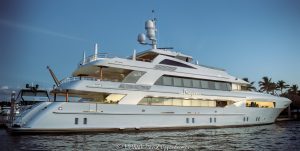 Serge Godin’s superyacht Imagine by Trinity Yachts docked by Bahia Mar Yachting Center at 801 Seabreeze Blvd in Fort Lauderdale, Florida - © 2024 David Oppenheimer - Performance Impressions photography archives - https://performanceimpressions.com Serge Godin, Serge Godin’s yacht, Harvey Gulf International, Harvey Gulf, CGI Group, CGI, billionaire, billionaire’s yacht, cruise ship, cruise, Port Everglades, Fort Lauderdale, Florida, superyacht, megayacht, yachting, ship, vessel, motor yacht, boat, dock, dockage, Intracoastal, Intracoastal Waterway, decks, South Florida, Broward County, Bahia Mar Yachting Center, Freedom Boat Club, American Sea Toys Yacht Management, peninsula, resort-style, outdoor living, New River, East Fort Lauderdale, Fort Lauderdale Port, terminal, Stranahan River, Lake Mabel, architecture, Geoff Van Aller, palm trees, tropical, port, harbor, deepsea, deepwater, deep water, David Oppenheimer, color, horizontal, United States, VAu 1-530-124, 1-13553735171,