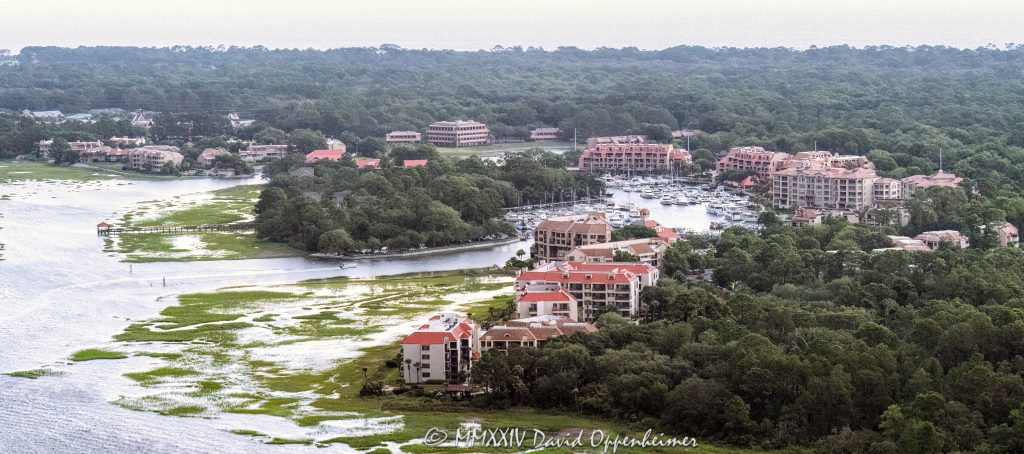 Shelter Cove Harbour & Marina on Hilton Head Island Aerial View