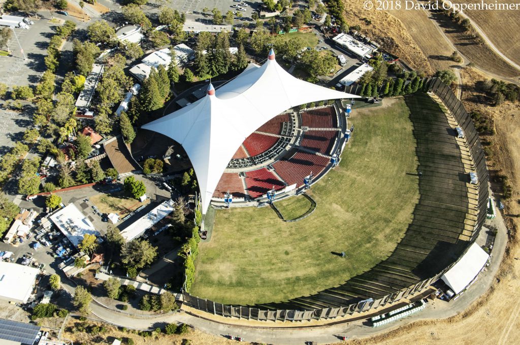 Shoreline Amphitheatre Aerial