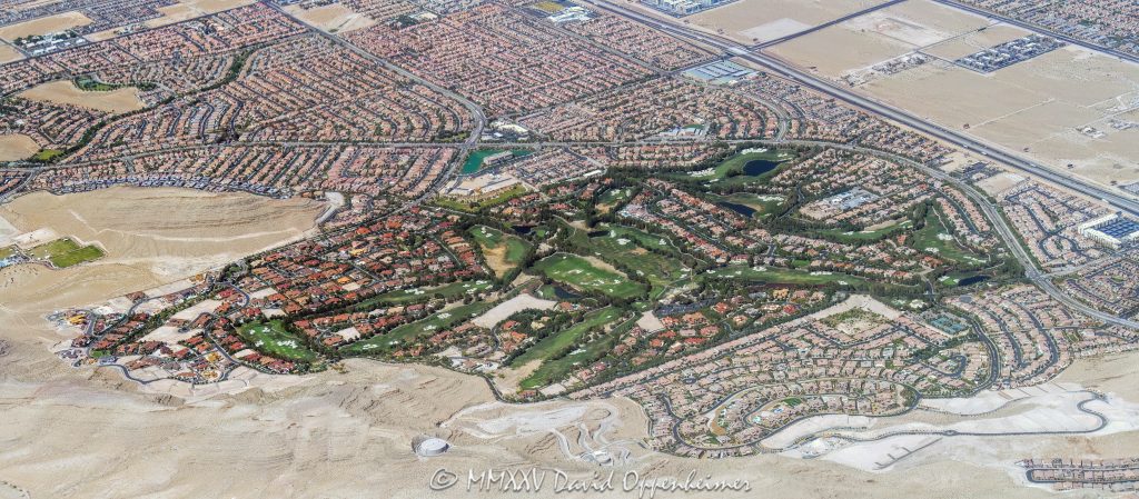 Southern Highlands Las Vegas Golf Community Aerial View