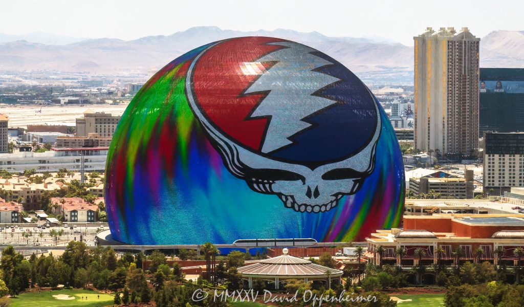 Steal Your Face on Sphere During Dead & Company Las Vegas Residency