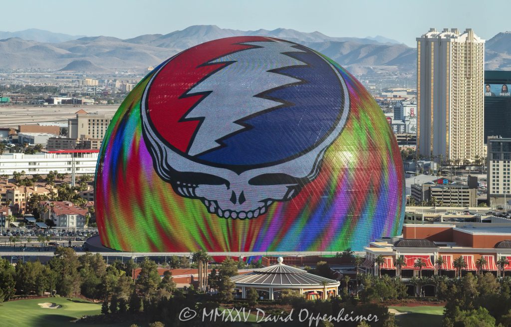 Steal Your Face on Sphere During Dead & Company Las Vegas Residency