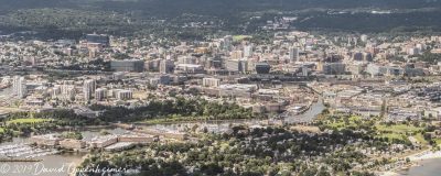 Downtown Stamford, Connecticut Skyline Aerial