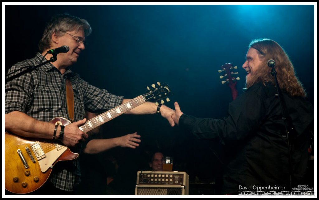 Steve Miller and Warren Haynes at the Warren Haynes Christmas Jam Pre-Jam – Xmas Jam 2010