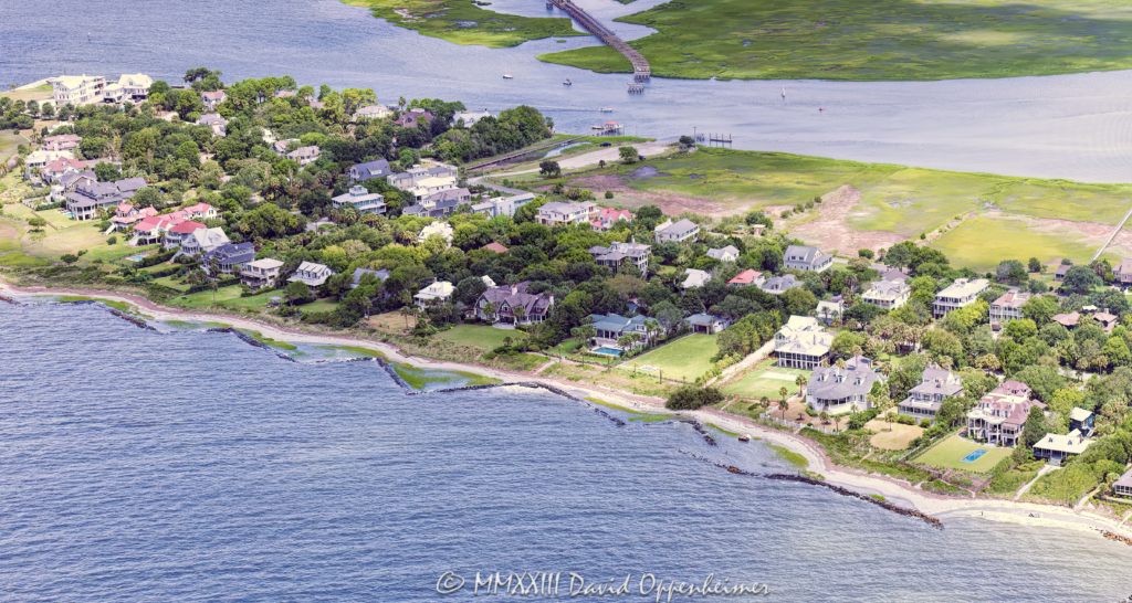 Sullivans Island aerial view