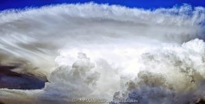 Flying by a Cumulonimbus supercell storm cloud with an anvil at altitude - © 2024 David Oppenheimer - Performance Impressions photography archives - https://performanceimpressions.com supercell, supercell storm cloud, Cumulonimbus, anvil, altitude, jet, plane, aerial, aerial view, wall cloud, storm, meteorology, weather, stormy, thunderstorm, cloud, precipitation, David Oppenheimer, horizontal, severe weather, wall cloud, Mesocyclone, formation, anvil cloud, high-altitude, extreme weather, atmosphere, color, aerial, aerial view, aerial photography, aerial photographer, United States, 1-13985601741,