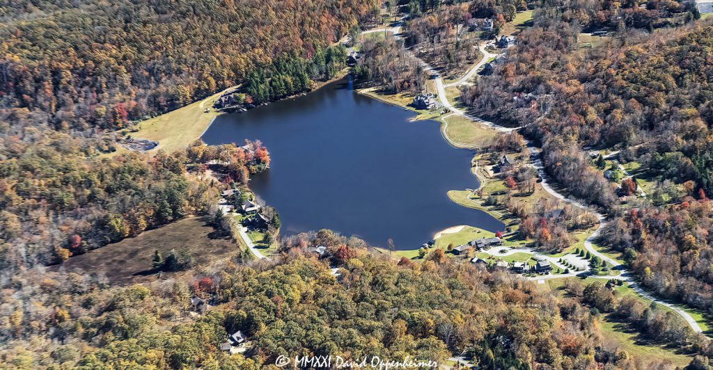 Sweetgrass Mountain Lake Community in Blowing Rock, NC Aerial View