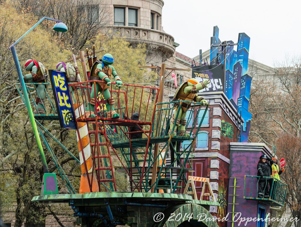 Teenage Mutant Ninja Turtles Float at Macy’s Thanksgiving Day Parade