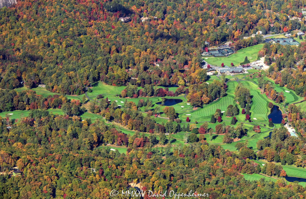 The Country Club of Sapphire Valley Golf Course in Sapphire, North Carolina Aerial View
