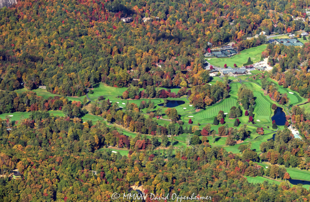 The Country Club of Sapphire Valley Golf Course in Sapphire, North Carolina Aerial View