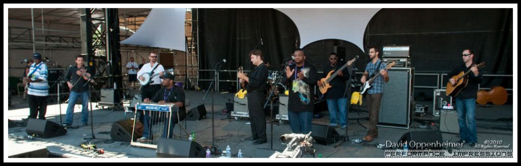 The Lee Boys with The Travelin’ McCourys at the 2010 All Good Festival