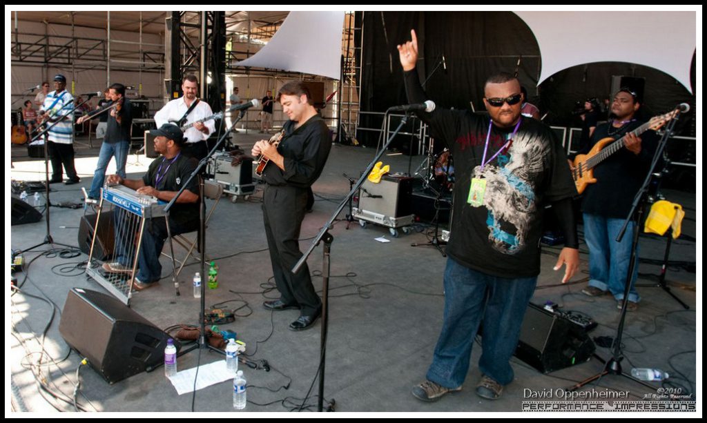 The Lee Boys with Travelin’ McCourys at the 2010 All Good Festival