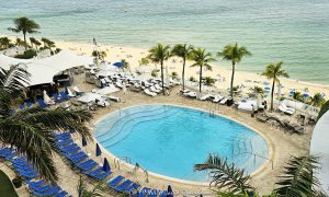 The Ritz-Carlton Fort Lauderdale beachfront resort at 1 N Fort Lauderdale Beach Blvd at Fort Lauderdale Beach in Florida - © 2024 David Oppenheimer - Performance Impressions photography archives - https://performanceimpressions.com The Ritz-Carlton Fort Lauderdale, The Ritz-Carlton, resort, beach resort, pool, pool deck, Fort Lauderdale Beach, beach, beachfront, oceanfront, 1 N Fort Lauderdale Beach Blvd, Fort Lauderdale, FL, 33304, hotel, vacation, East Fort Lauderdale, Fort Lauderdale, building, architecture, real estate, Fort Lauderdale real estate, facade, waterfront, South Florida, Sebastian Street Beach, Broward County, resort-style, luxury high-rise, colorful, sunset, palm trees, shopping, shops, stores, tropical, ocean, Atlantic Ocean, Nautical Design, Nautical style, Nautical-style, Nautical, luxury hotel, luxury resort, Gold Coast, residences, condos, coast, Ritz-Carlton, shoreline, coastline, Marriott, tower, Marriott Hotels & Resorts, Marriott International, Marriott Hotels, MAR, MAR stock, pool, David Oppenheimer, color, horizontal, United States, VAu 1-530-124, 1-13553735171,