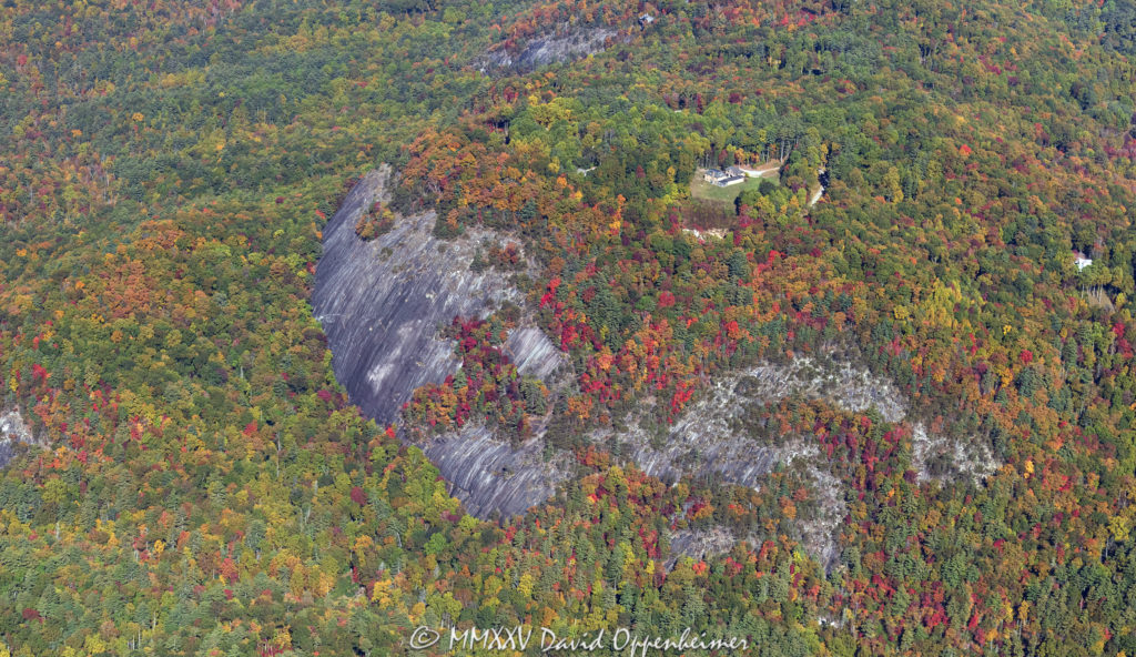 Great Balsam Mountains in Nantahala National Forest in Jackson County North Carolina Aerial View