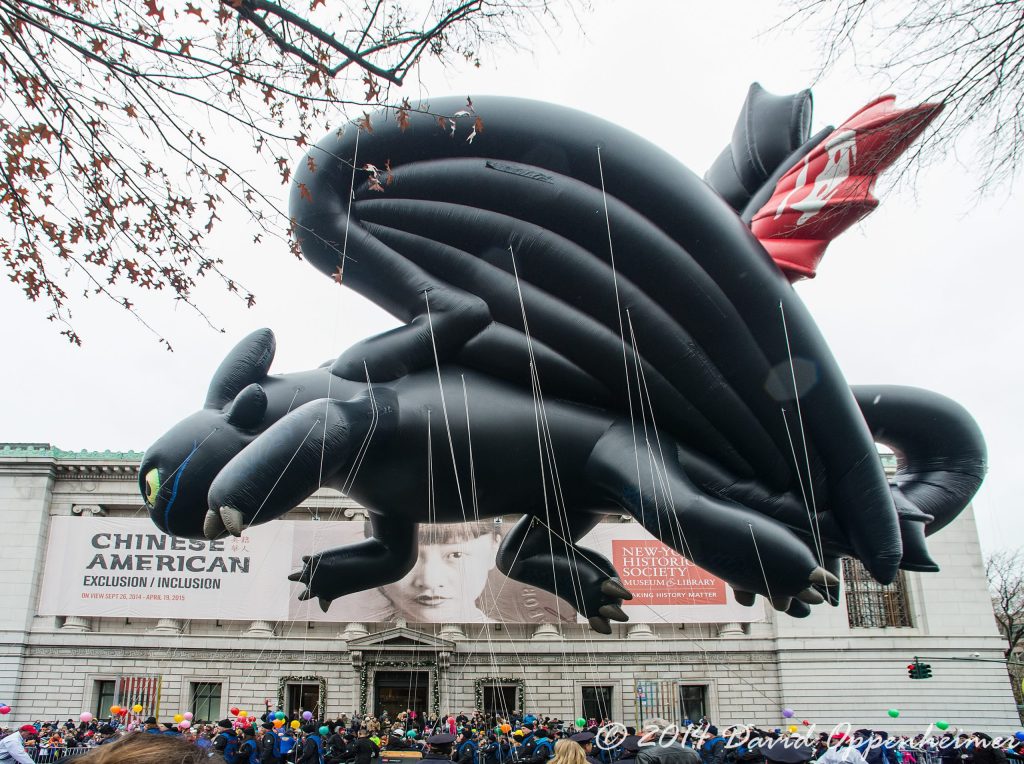 Toothless of How to Train Your Dragon at Macy’s Thanksgiving Day Parade