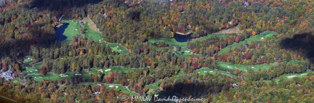Wade Hampton Golf Club Golf Course in Cashiers North Carolina Aerial View