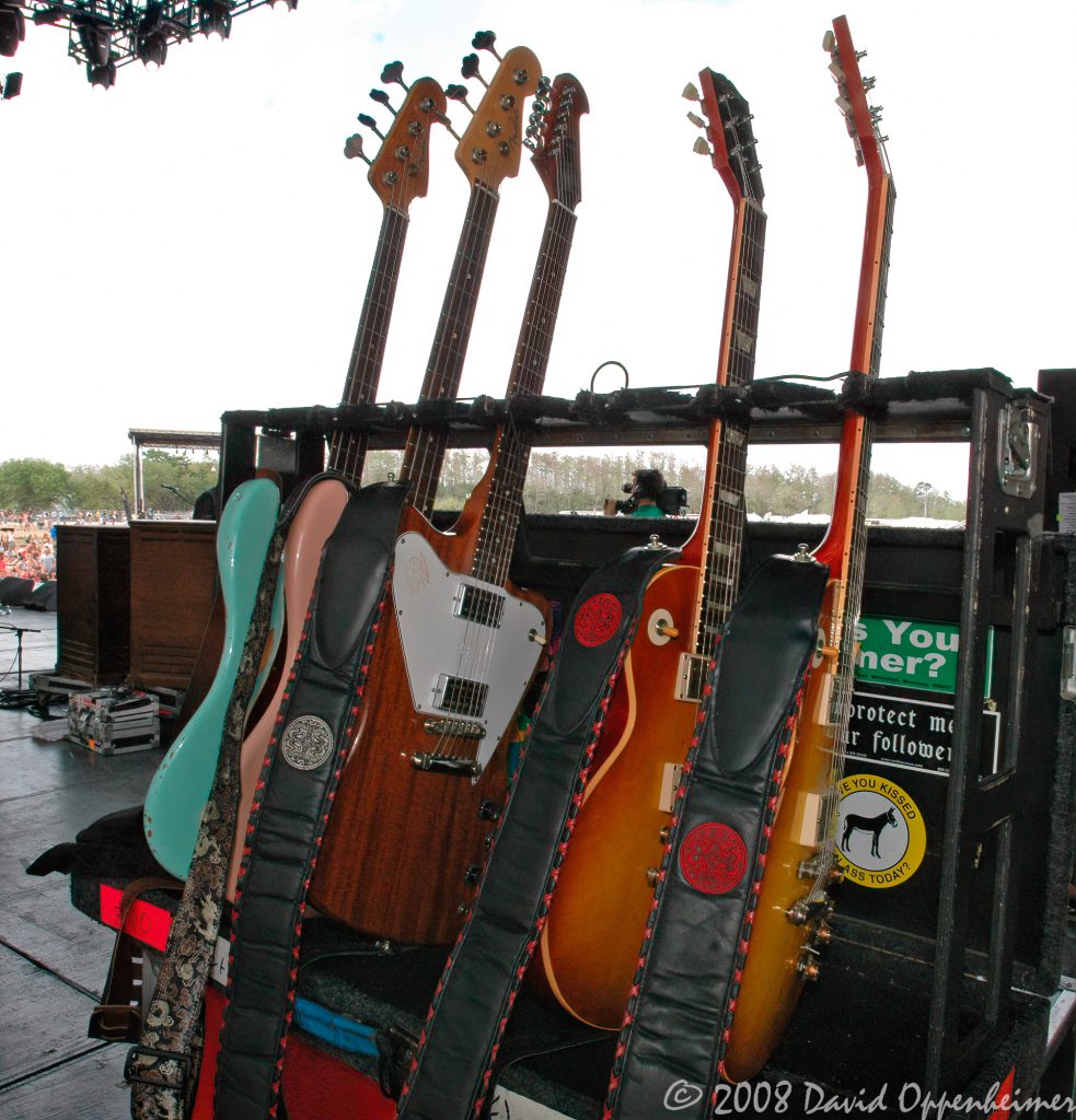 Warren Haynes’ Guitars Backstage with Gov’t Mule