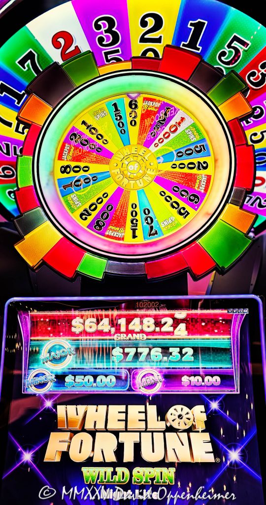 Wheel Of Fortune Slot Machine at The Venetian Casino in Las Vegas