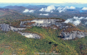 Whiteside Mountain Jackson County North Carolina aerial view 8388 1