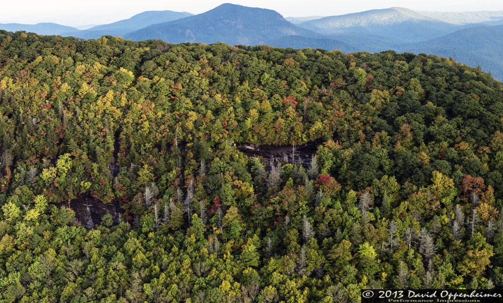 Whiteside Mountain Between Cashiers and Highlands North Carolina