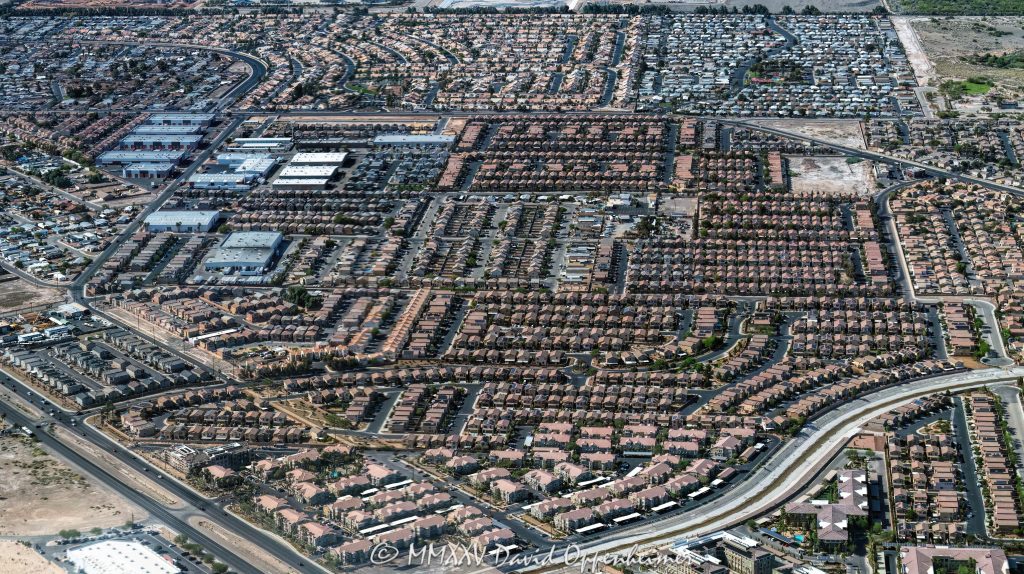 Arzano Apartments in Whitney Nevada on the East Side of Las Vegas Aerial View
